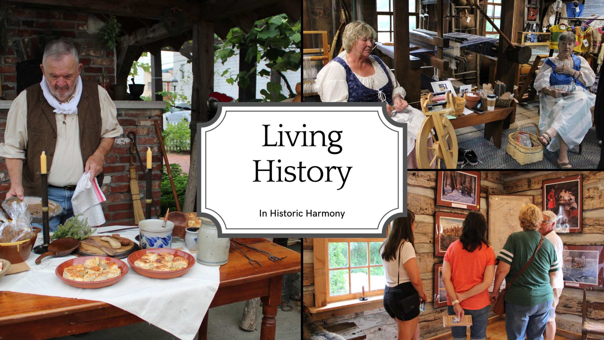 Living History in Historic Harmony - Celebrate America 250 with us